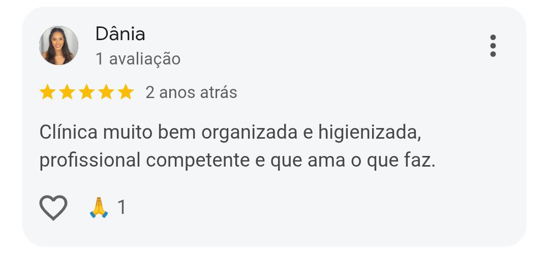 Avaliação Google